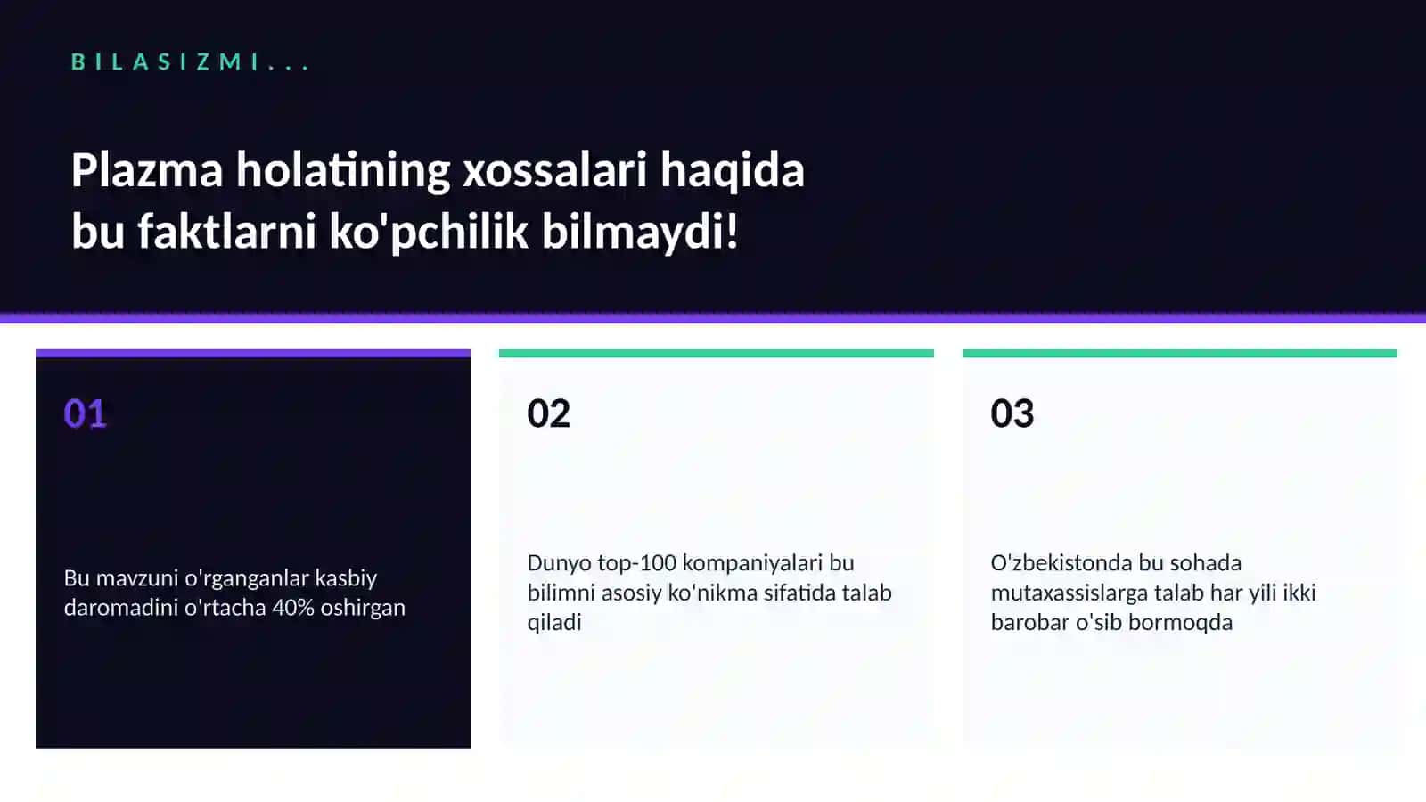 Plazma holatining xossalari 2