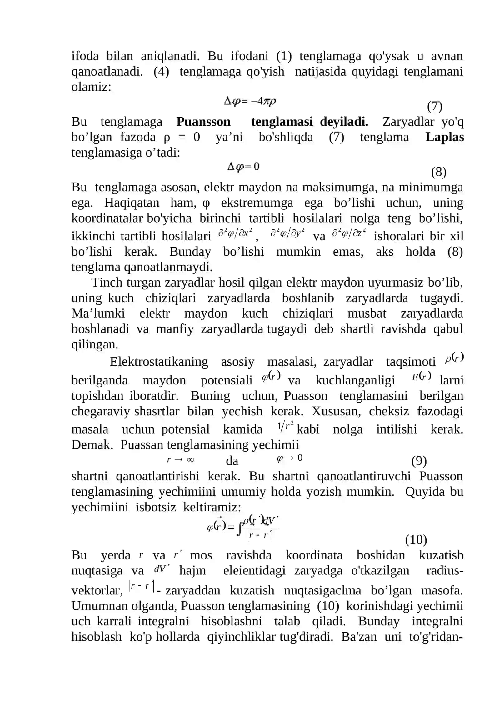 O‘zgarmas elektromagnit maydon 2