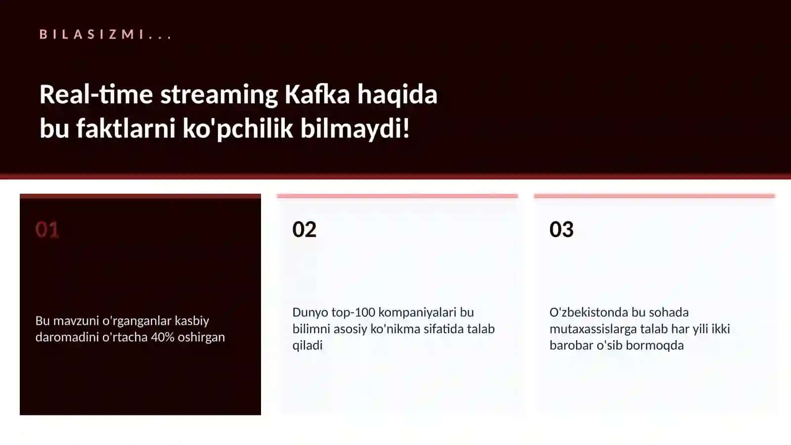 Real-time streaming Kafka 2