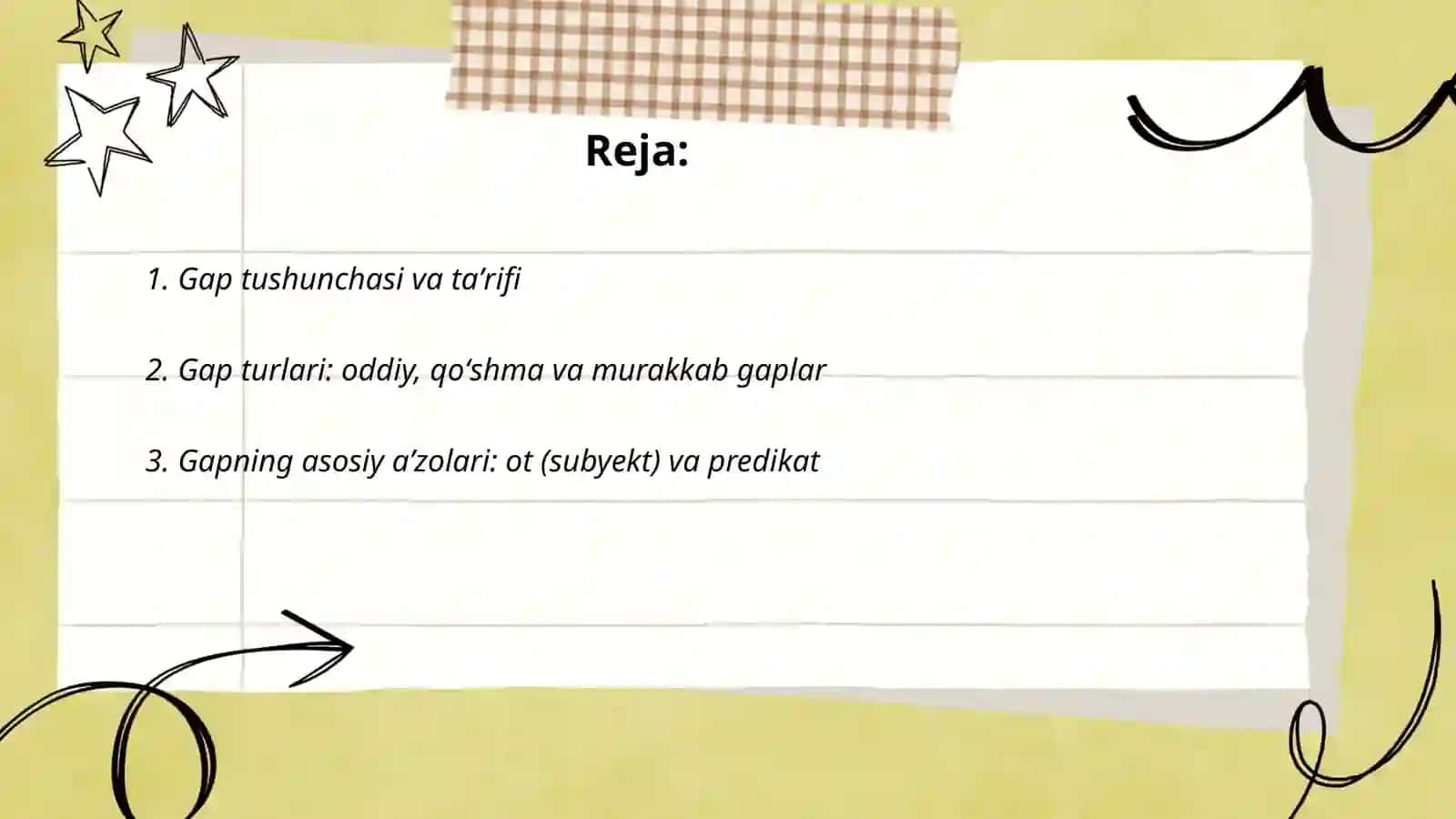 Gap tushunchasi va taʼrifi 2