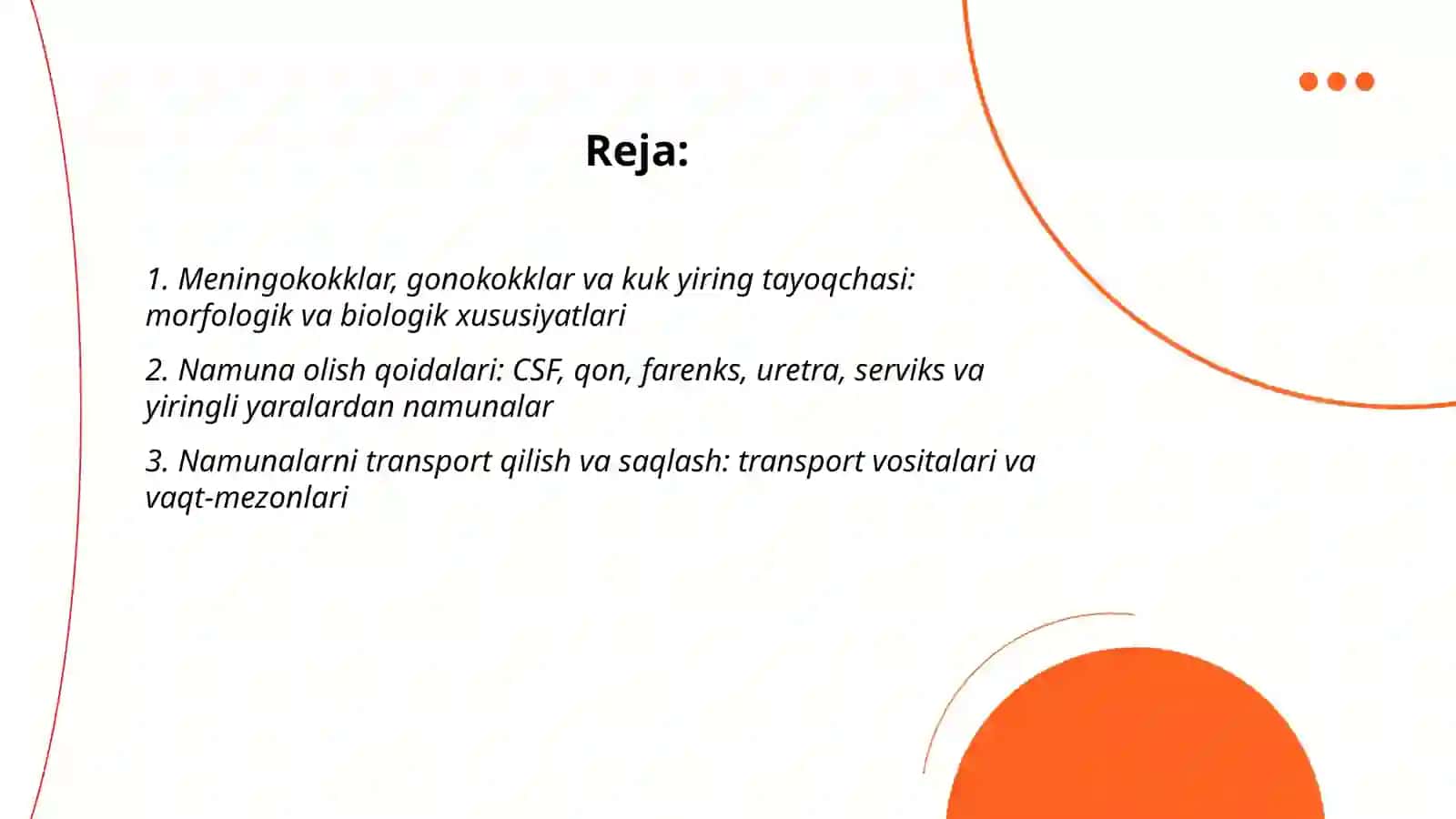 Yiringli-yalig'lanish kasalliklarini keltirib chiqaruvchi gramm manfiy mikroorganizmlar 2