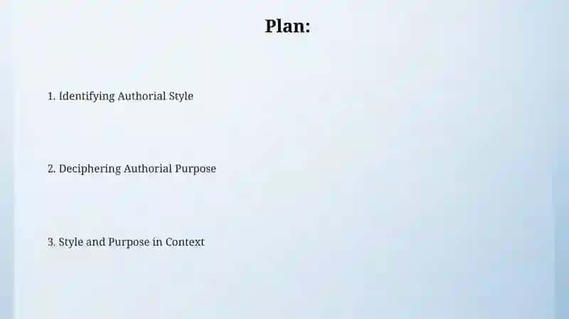 Authors style and purpose 2