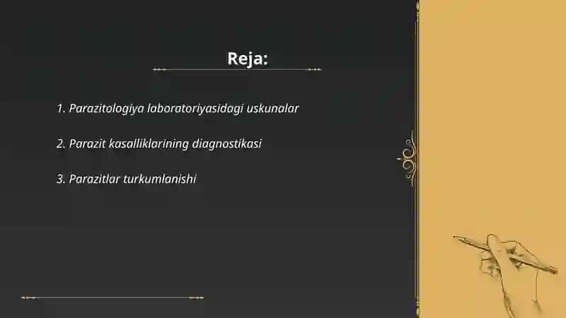 Parazitologiya laboratoriyalari 2