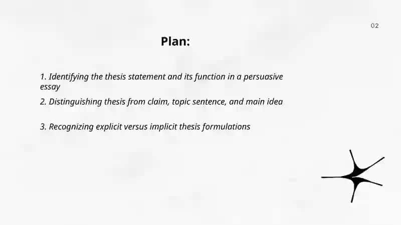 Deconstructing a persuasive essay: identifying the thesis, evidence, and logical fallacies 2