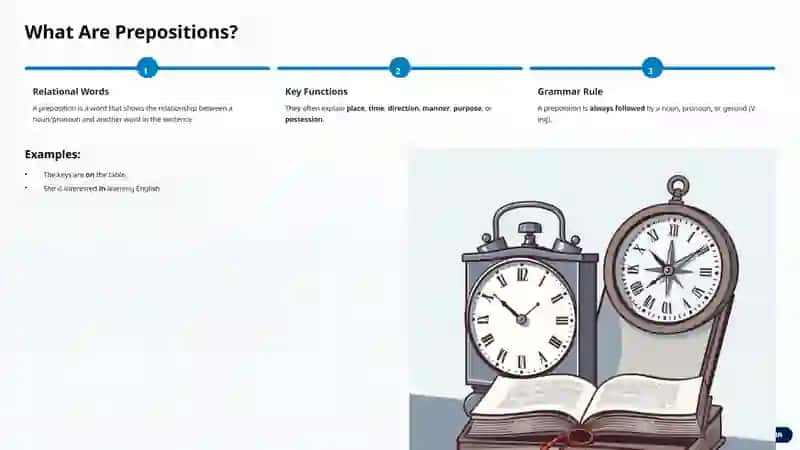Prepositions in English 2