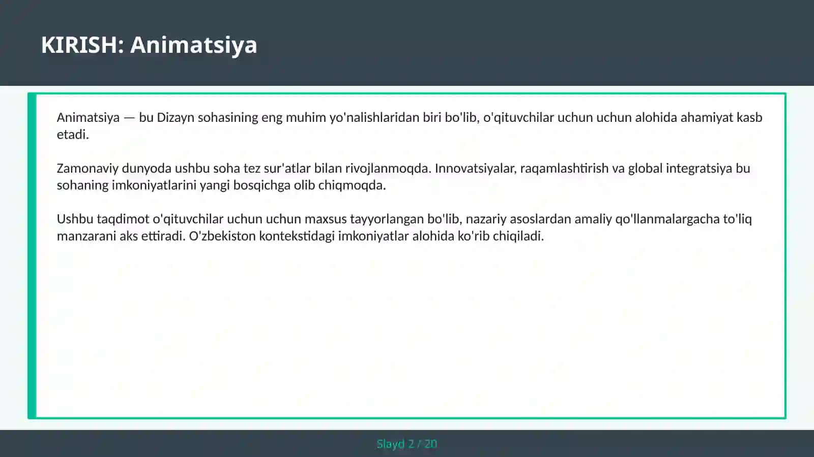 ANIMATSIYA 2