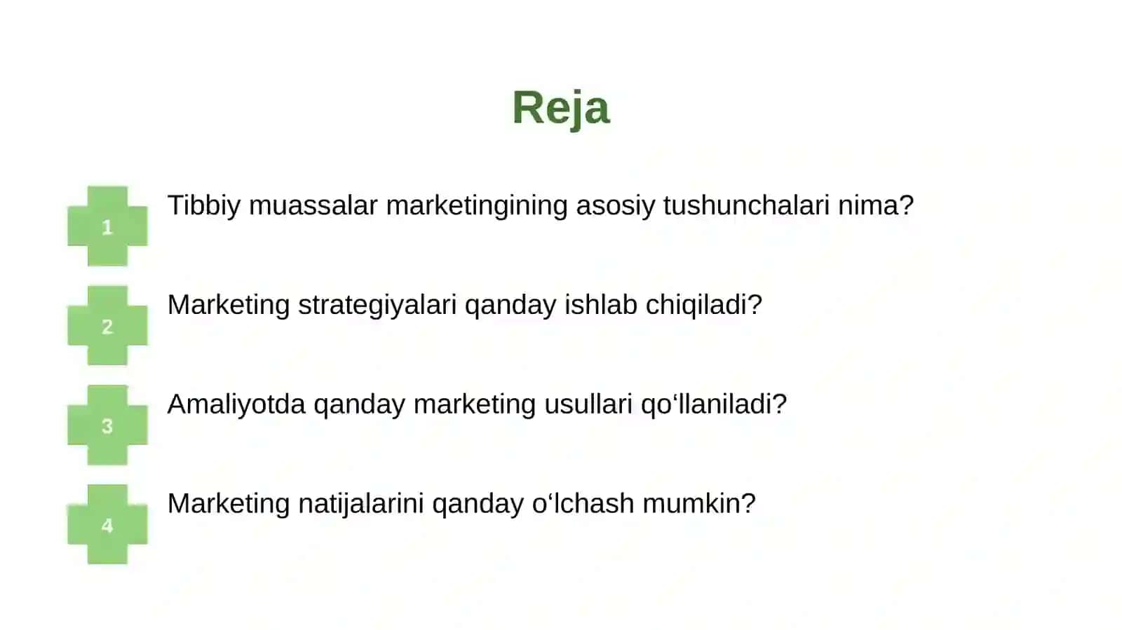 Tibbiy muassasalar marketingi 2