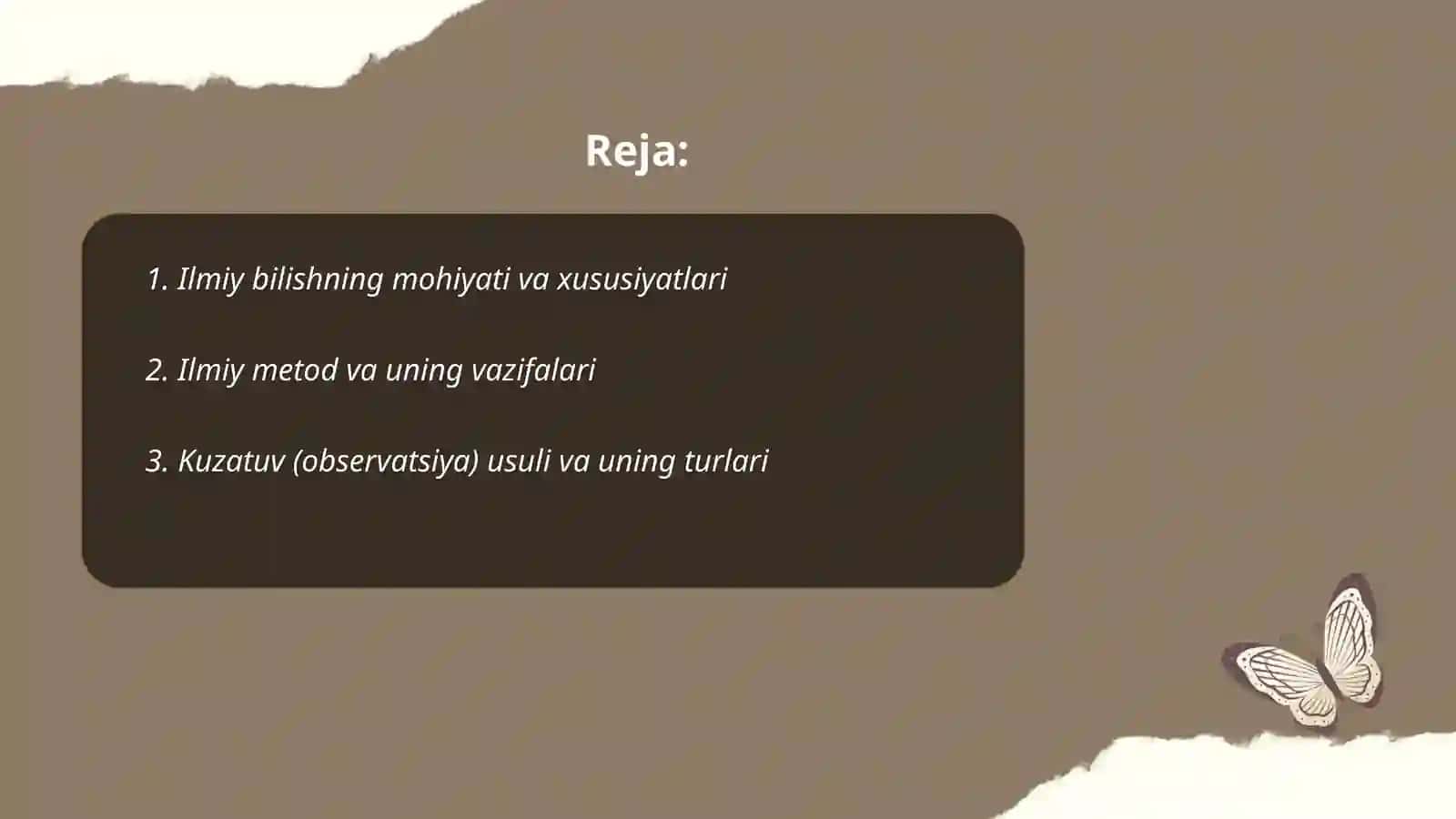 Ilmiy bilish va uning metodlari 2