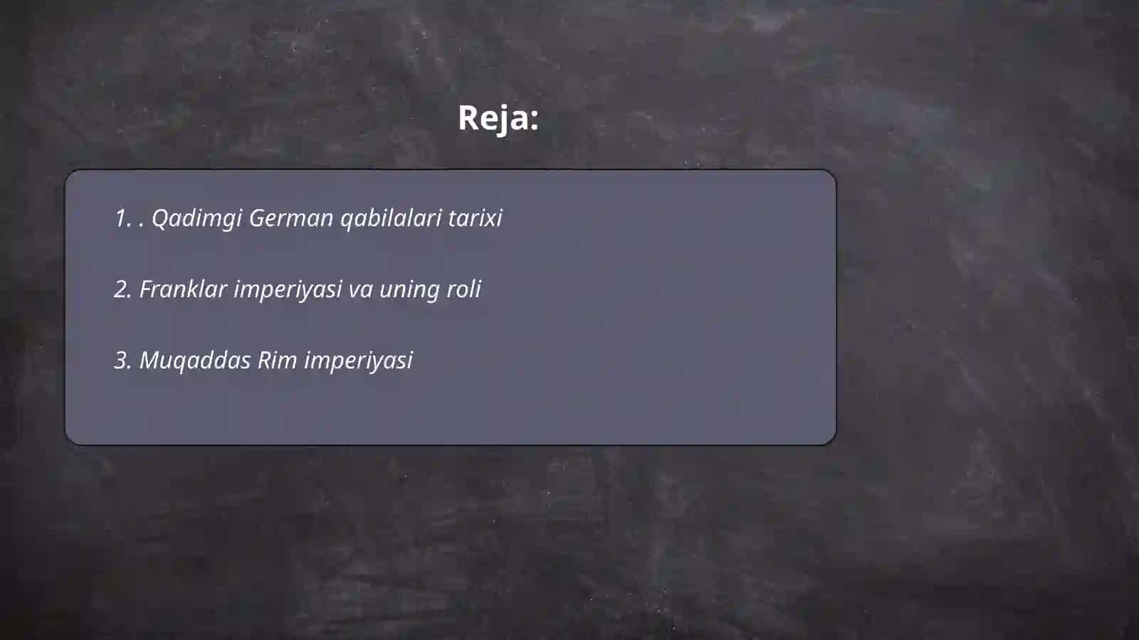 Germaniya tarixiy ta'limotlari 2