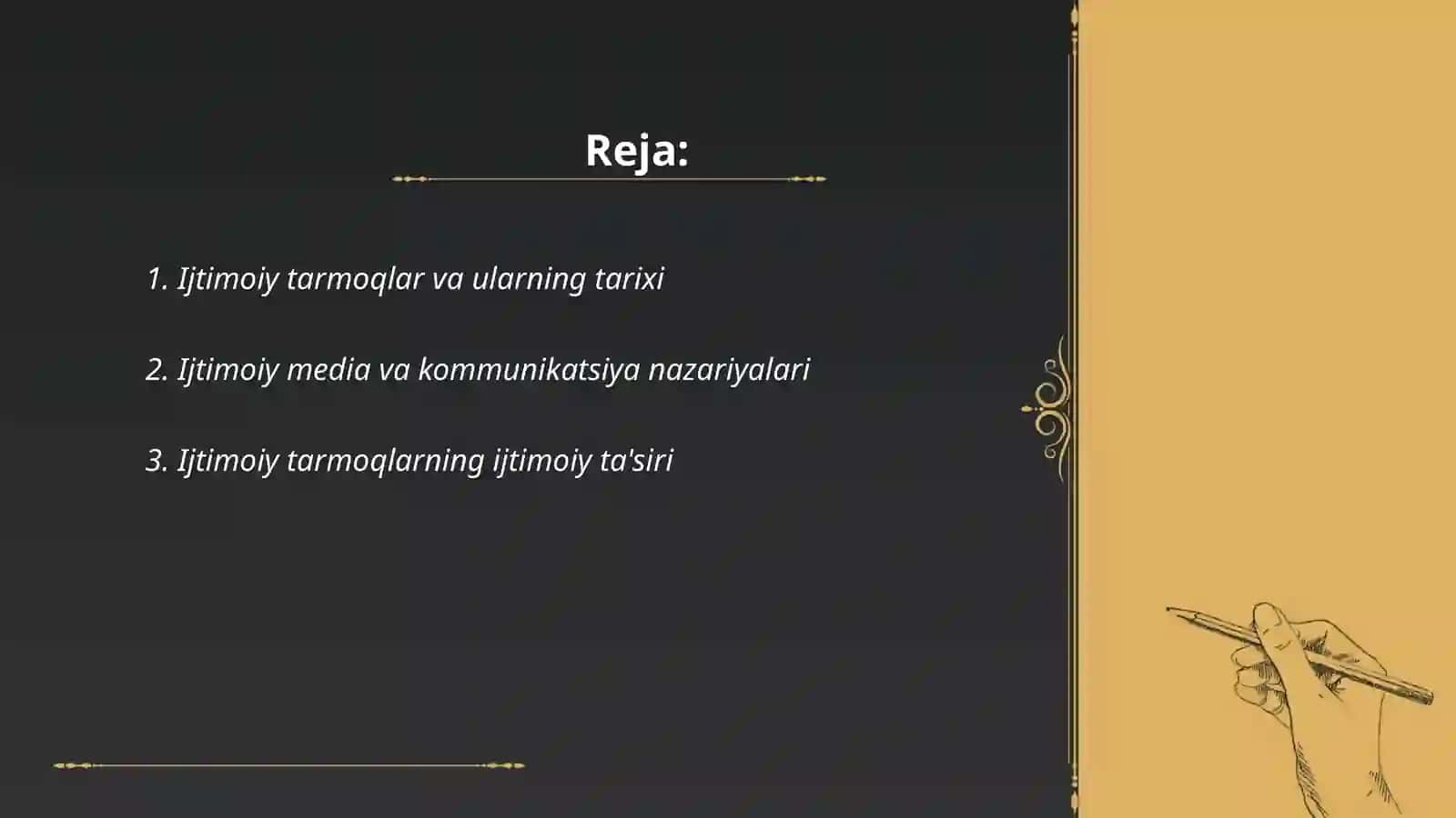 Ijtimoiy media shakllari 2