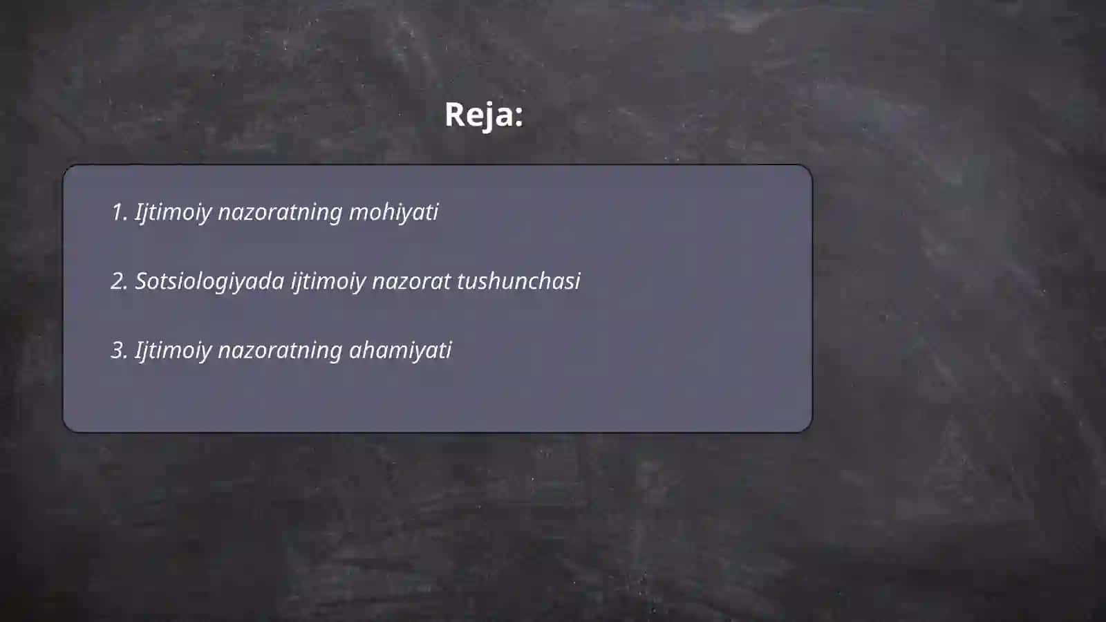 Sotsial nazorat 2