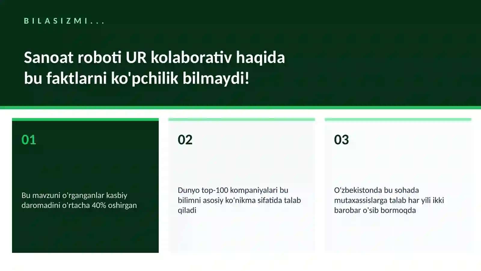 Sanoat roboti UR kolaborativ 2