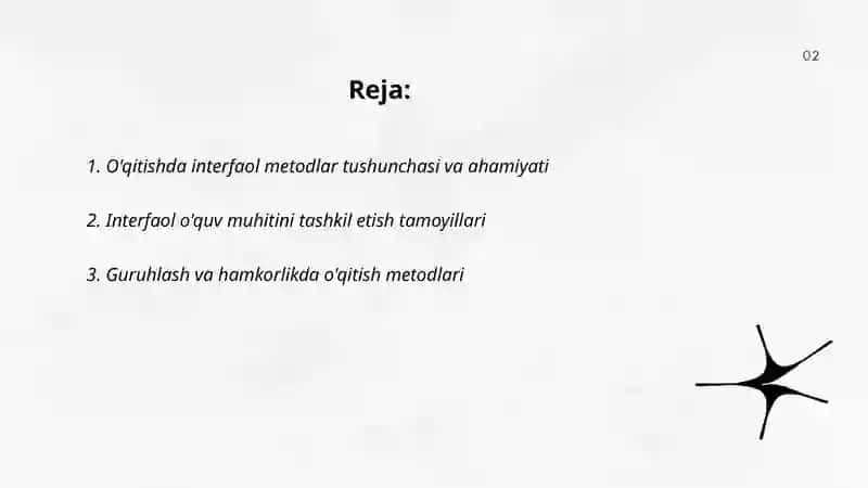 O'qitishda interfaol metodlar 2