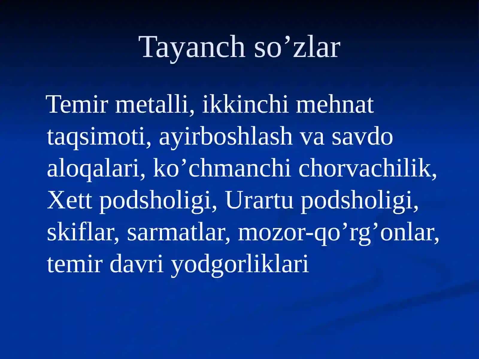 Temir davri arxeologiyasi 2