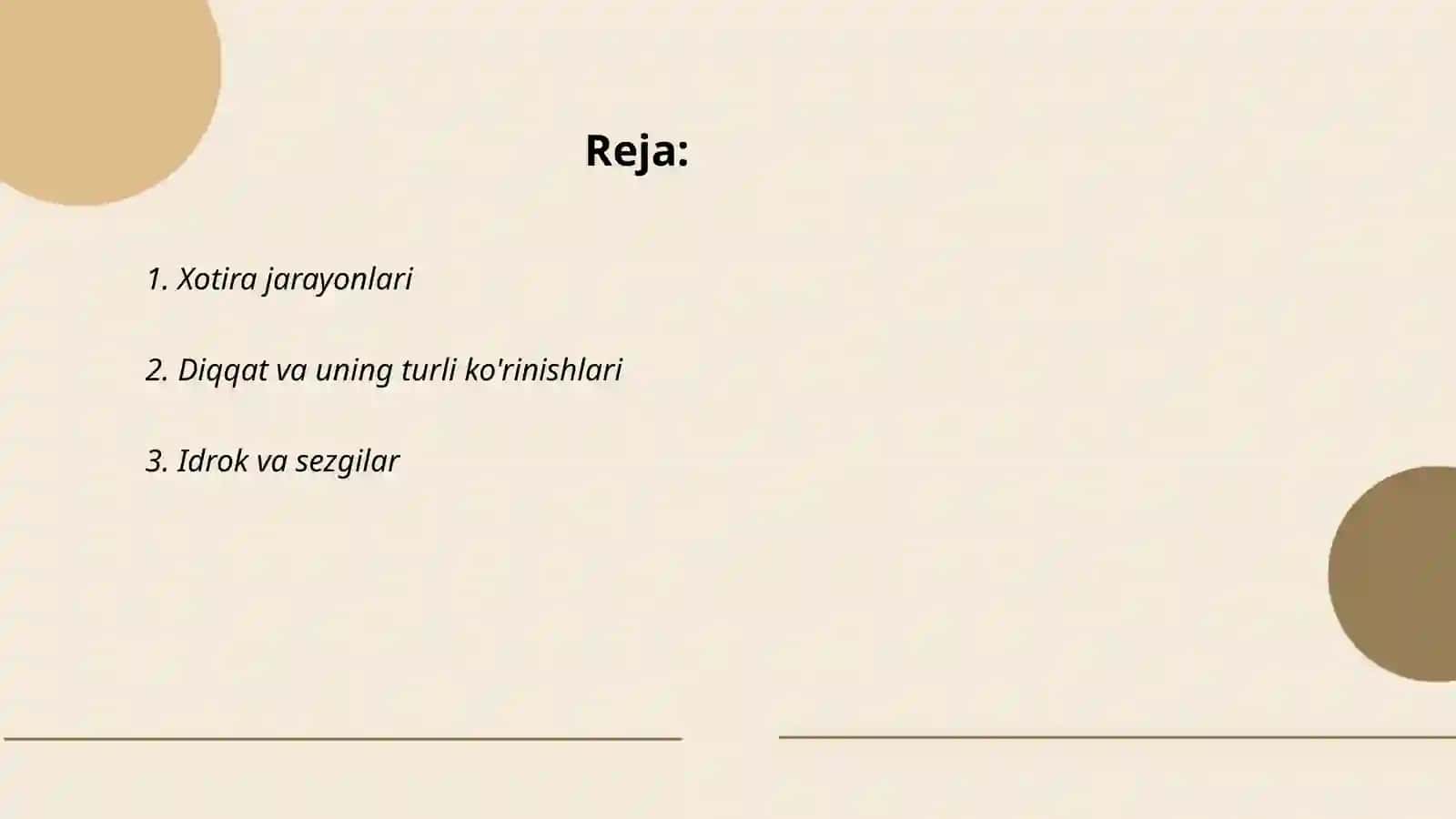 Xotira jarayonlari 2