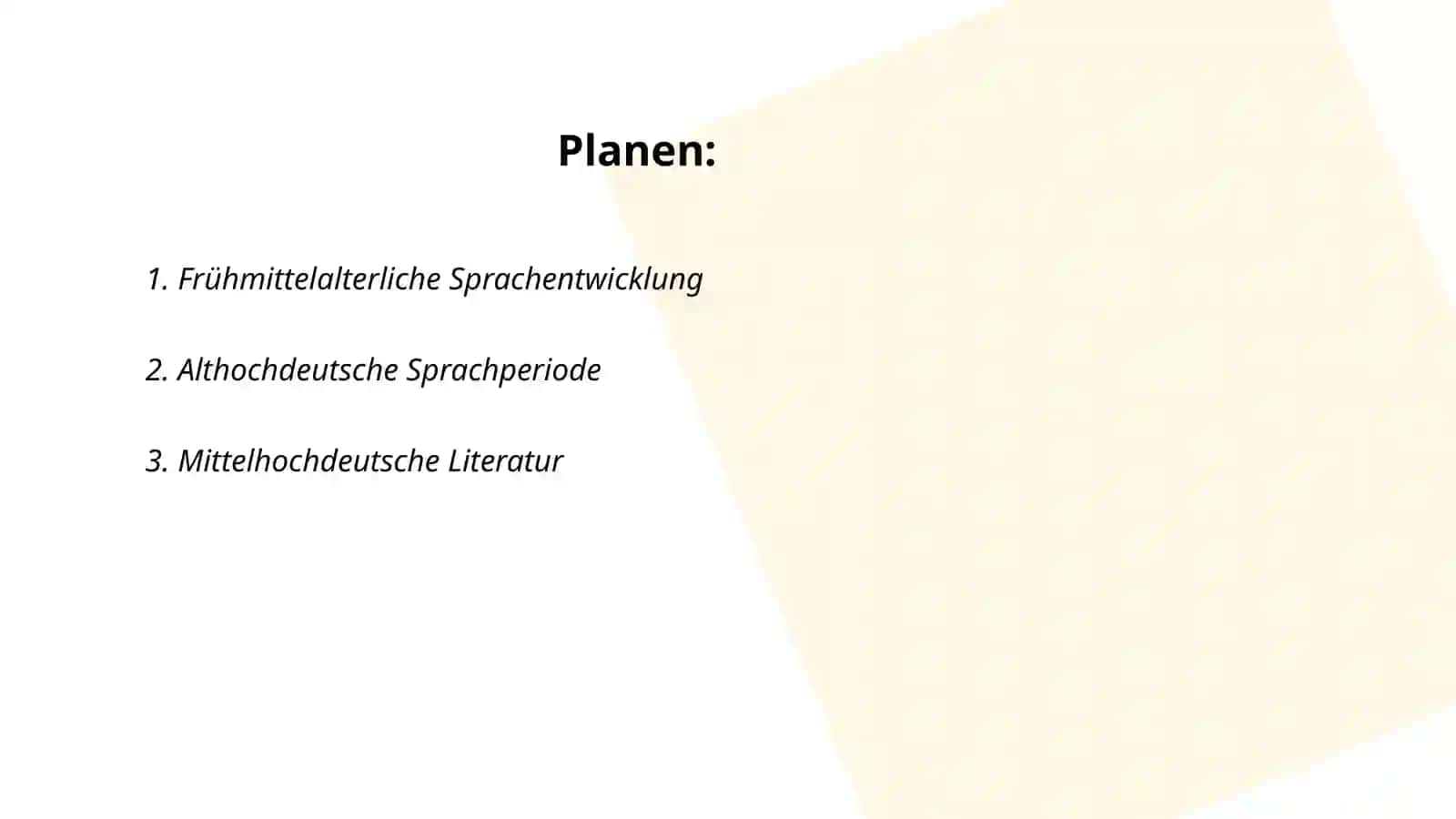 Sprachgeschichte der deutschen Sprache 2