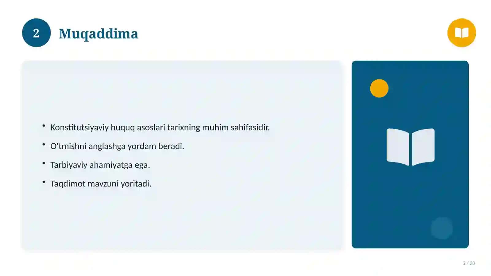 Konstitutsiyaviy huquq asoslari 2