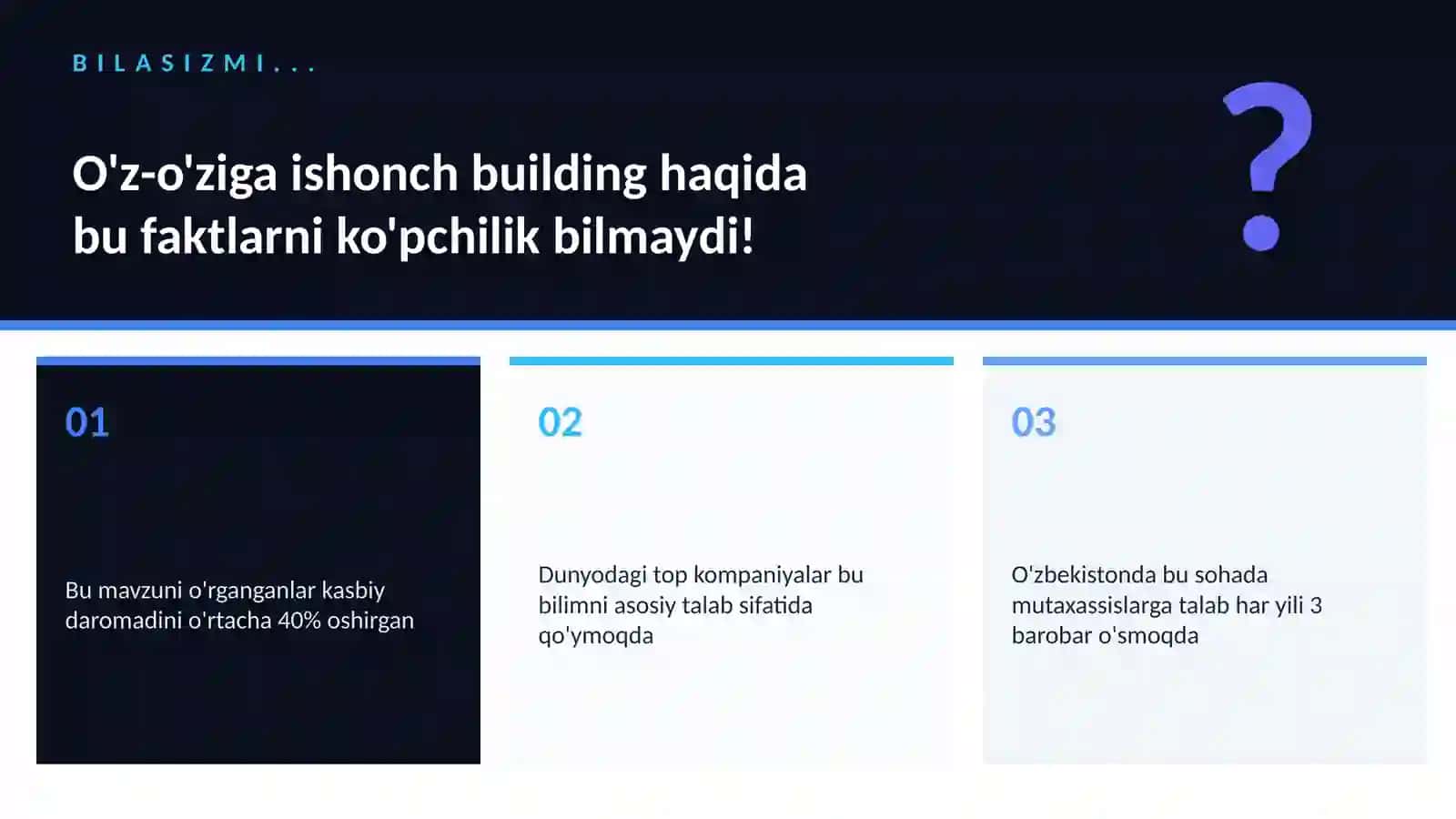 O'z-o'ziga ishonch building 2