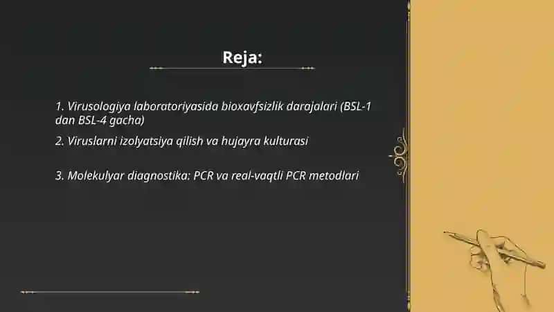 Virusalogiya labaratoriyalari 2