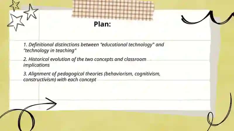 Educational technology vs "technology of |in teaching".theoretical distinctions and classroom implications 2