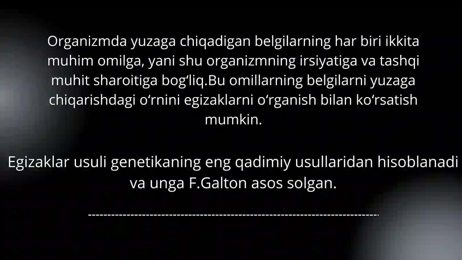 Egizaklar usuli 2