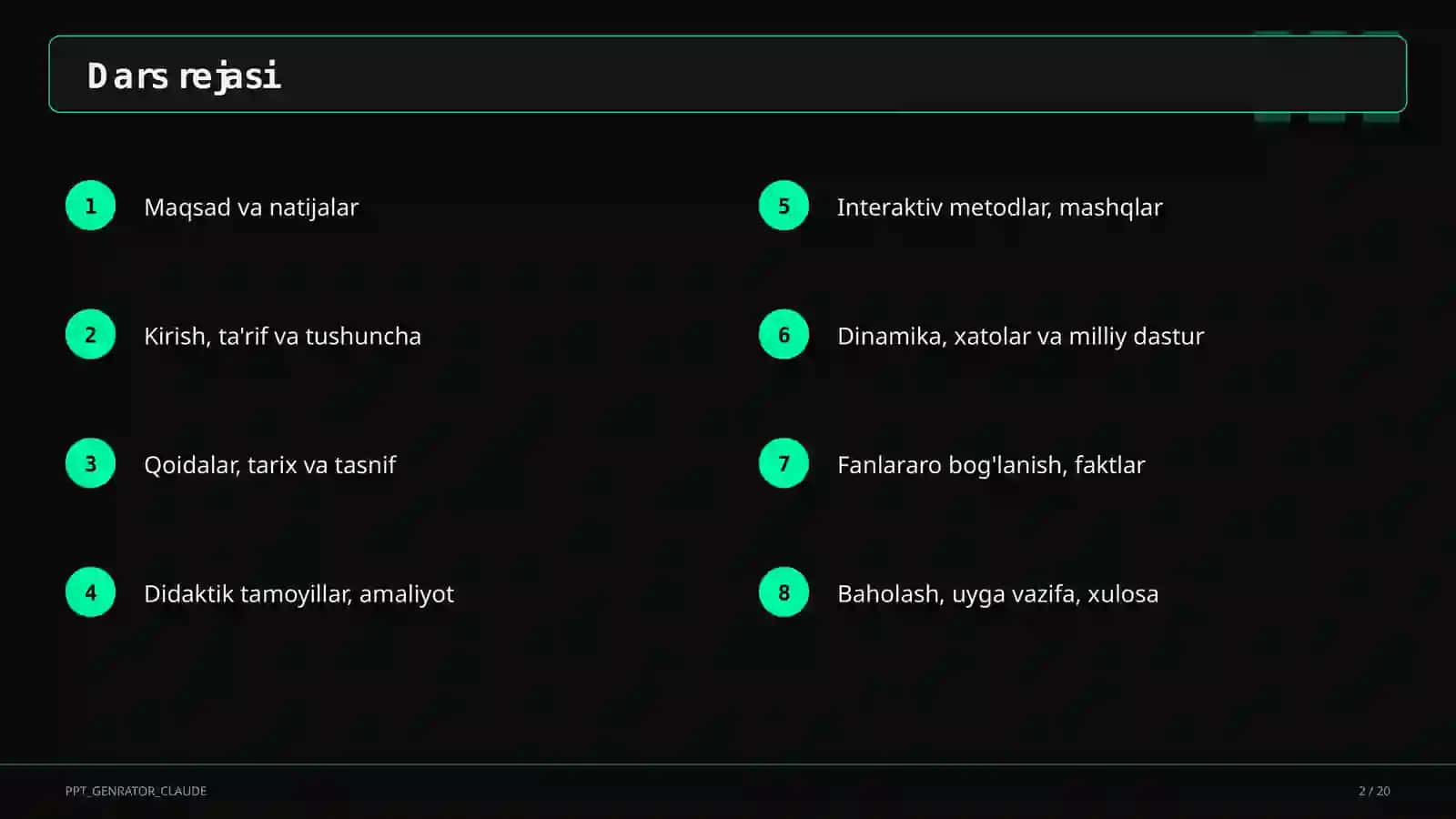 Uchburchaklarning o'xshashligi (8-sinf) 2