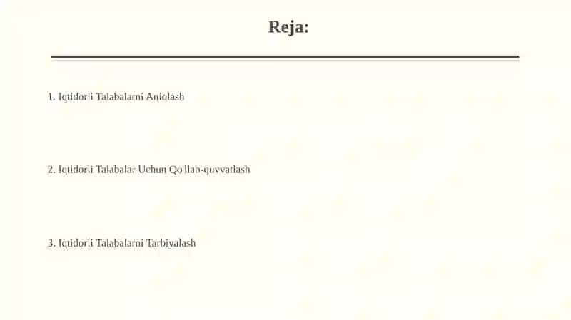 Iqtidorli Talabalarni Aniqlash 2