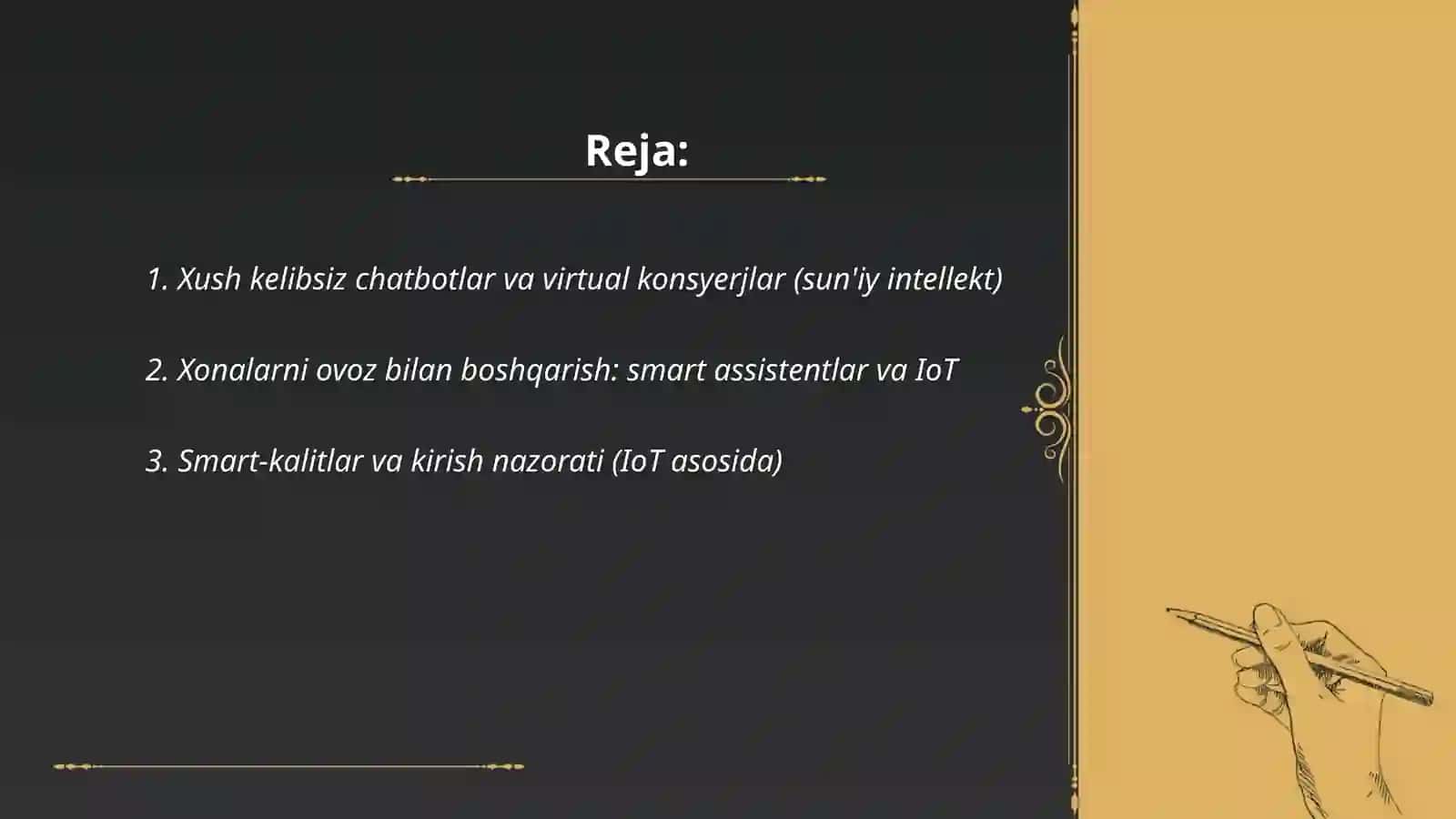 Mehmonxonalarda ishlatiladigan sun'iy intellekt va loT texnologiyalari 2