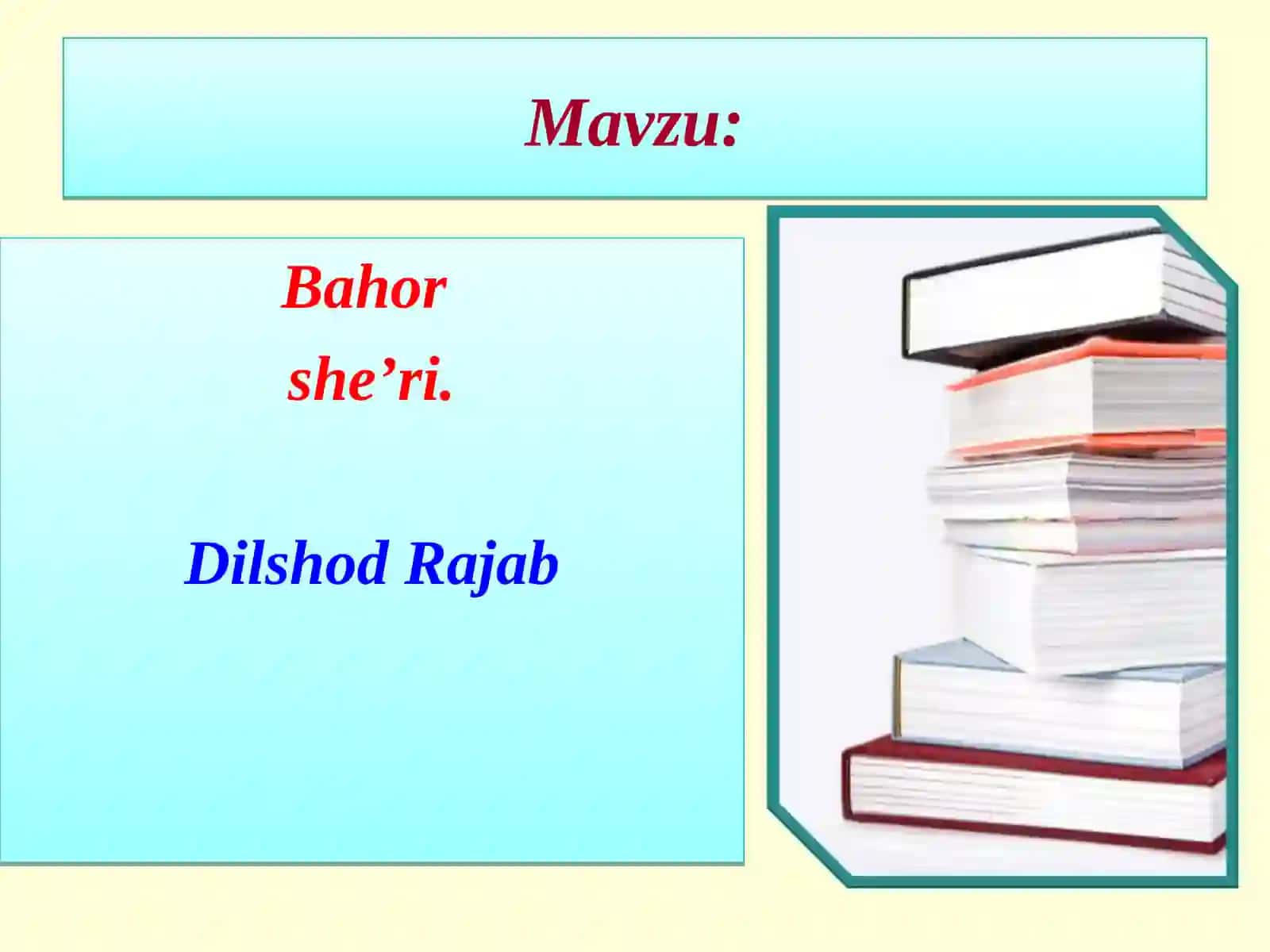 Bahor she’ri 2