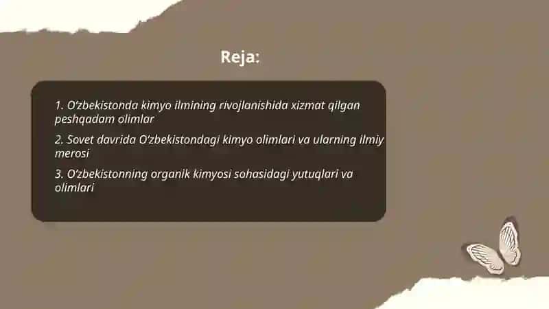 Oʻzbekistonda kimyo sohasiga hissa qoʻshgan olimlar 2