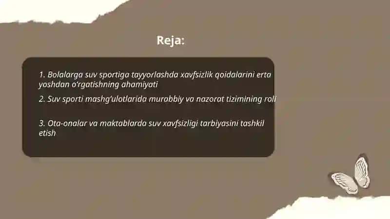 Bolalarni suv sportiga tayyorlashda havfsizlik qoidalarini oʻrgatishning ahamiyati 2
