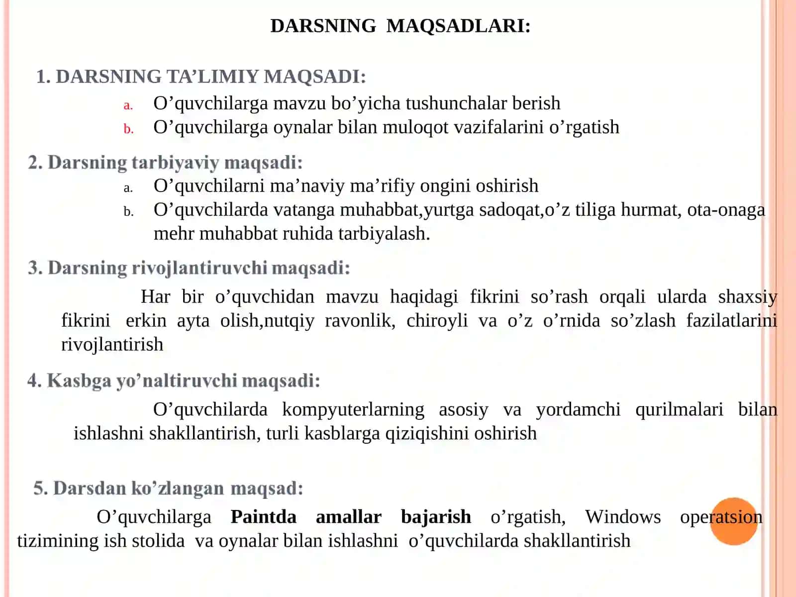 Paintda amallar bajarish ochiq dars 2
