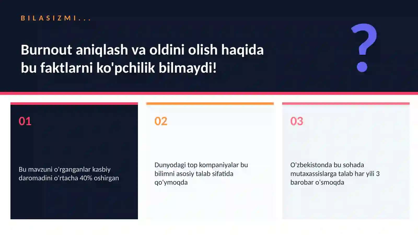 Burnout aniqlash va oldini olish 2