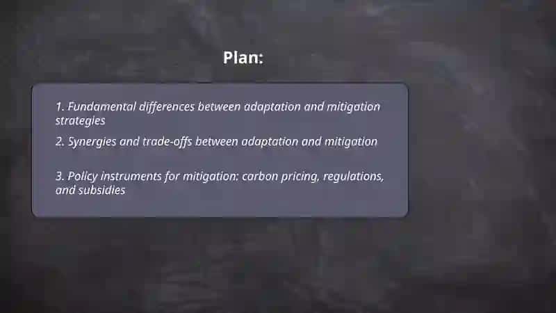 Climate Change: Adaptation vs. Mitigation Strategies 2