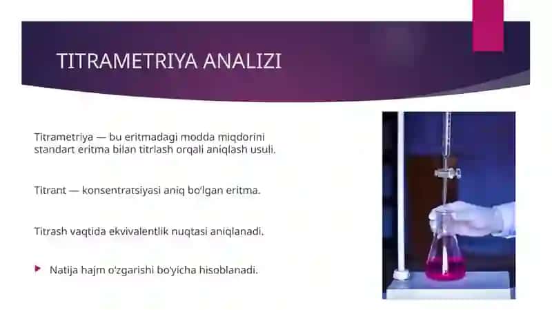 Titrametriya Analizi 2