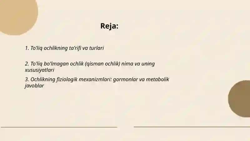 To'liq ochlikning ta'rifi va turlari 2