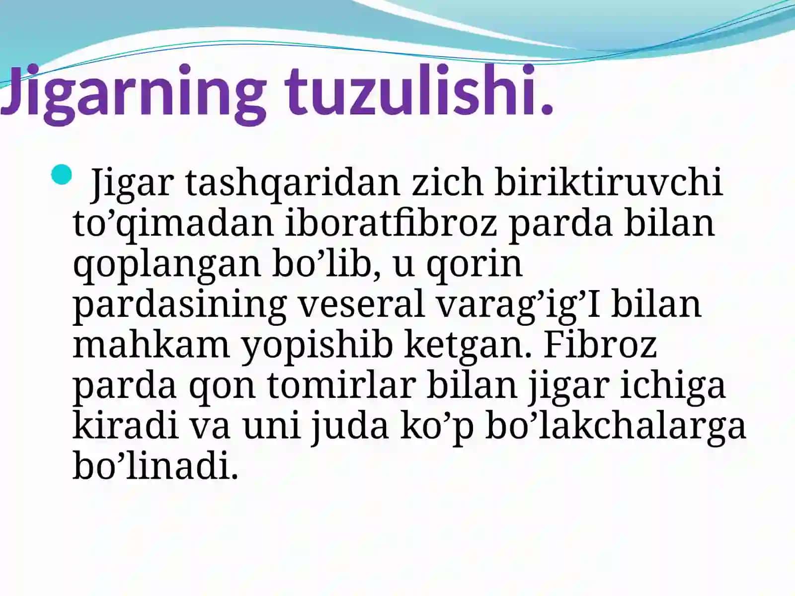 Jigar gistalogiyasi 2