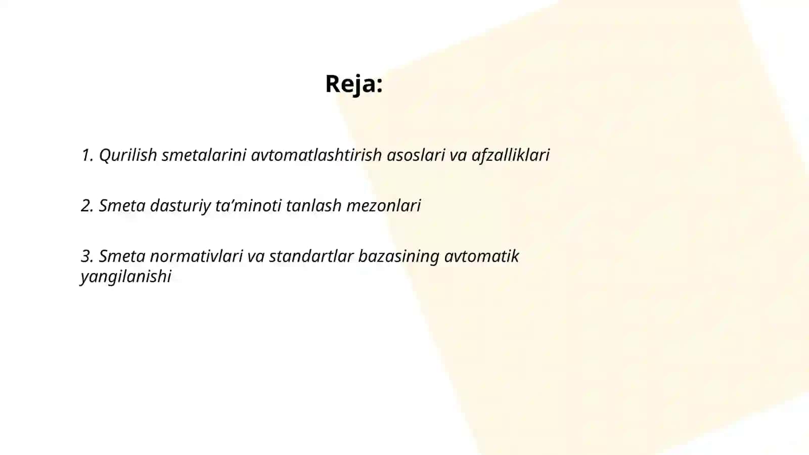 Qurilishda smeta hisobini avtomatlashtrish 2