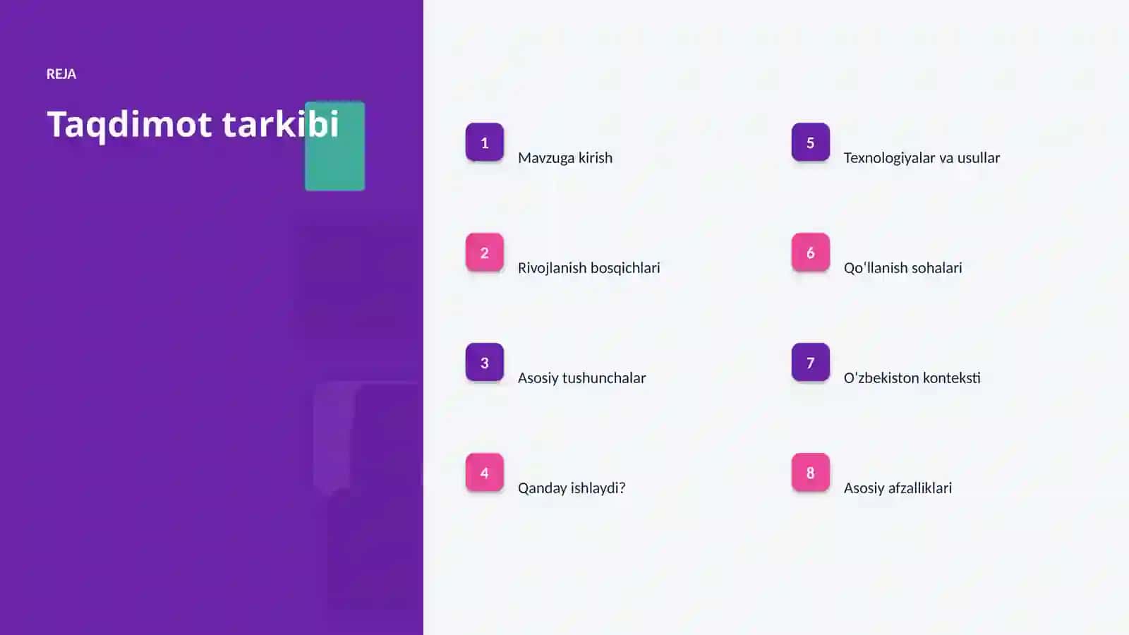 SUNʼIY INTELLEKT • PROFESSIONAL TAQDIMOT 2