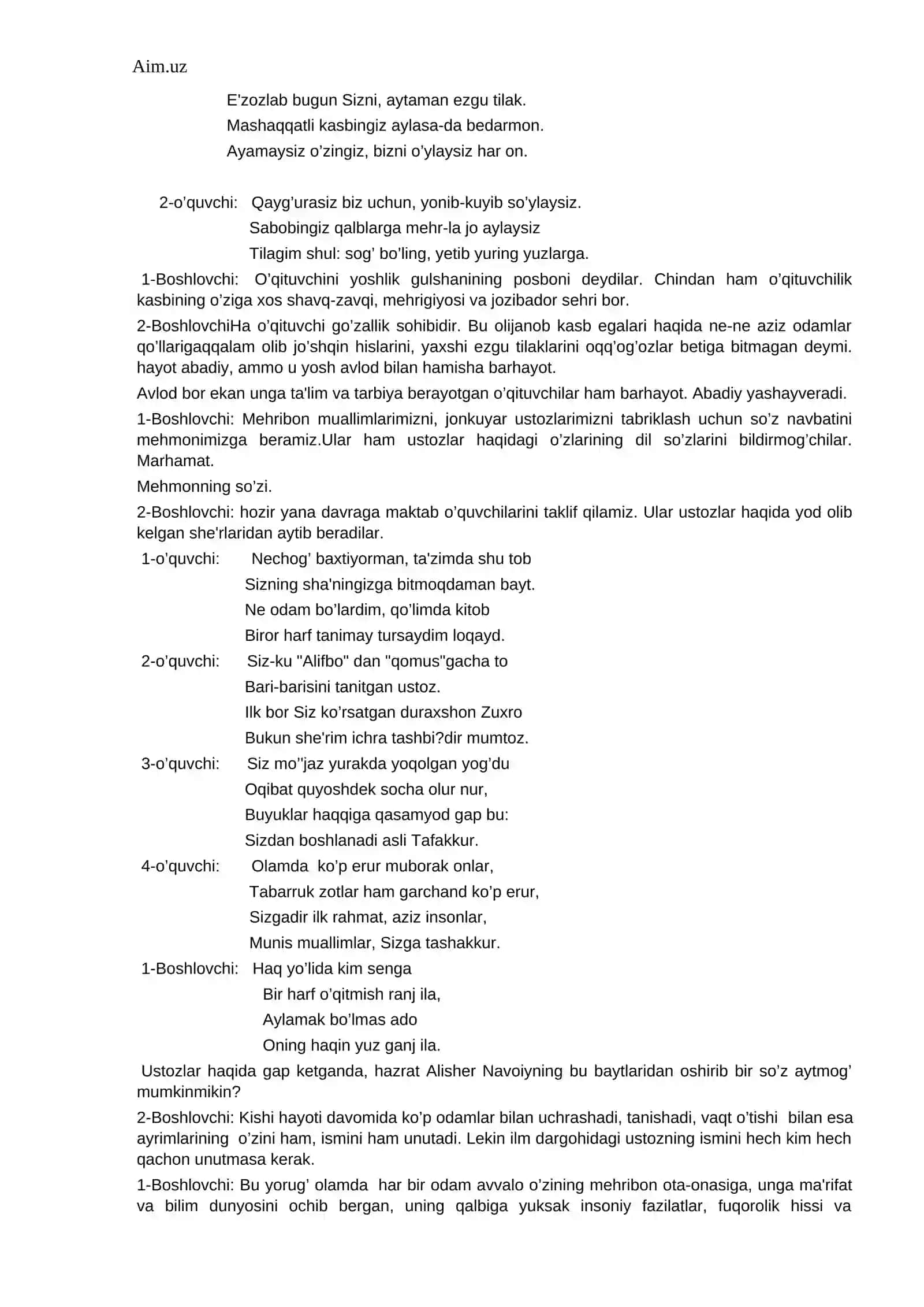 Muallim olamning yorig’ chirog’i 2