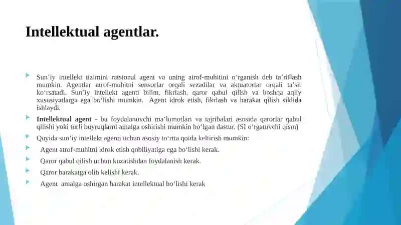 Intellektual agentlar 2