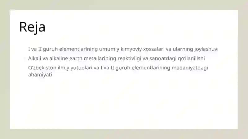 Davriy Elementlar 2