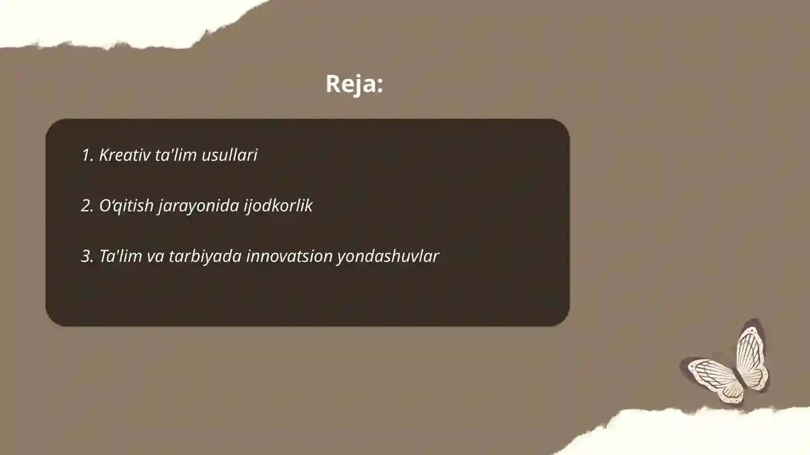 Kreativ ta'lim usullari 2