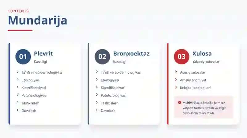 Plevrit va Bronxoektaz kasalligi 2
