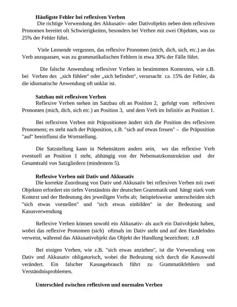 Sich Verben 2