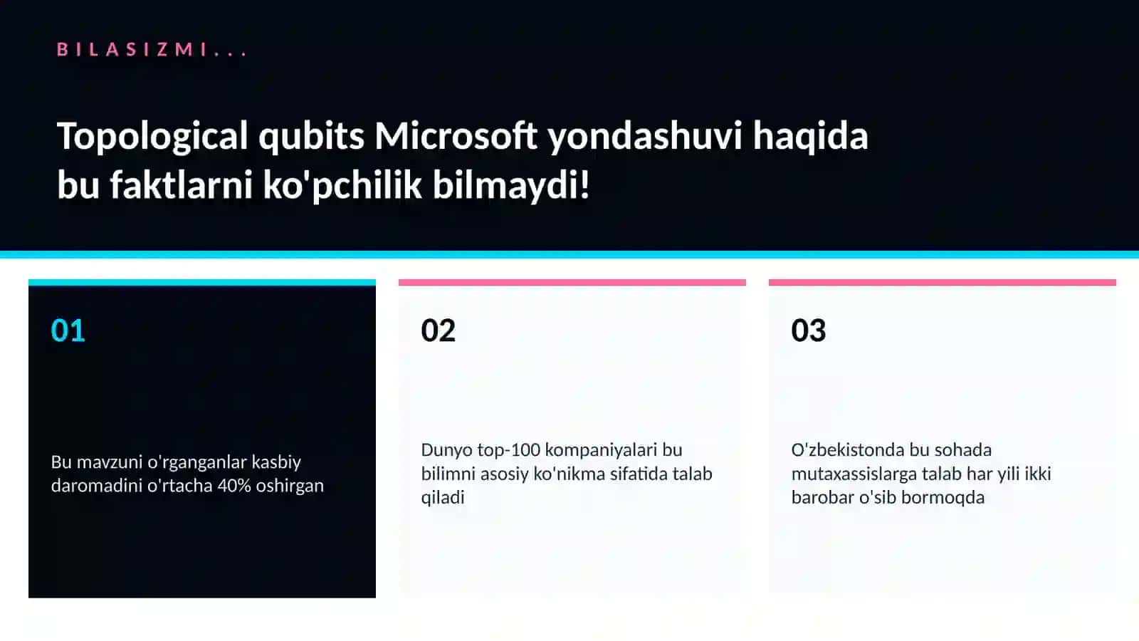Topological qubits Microsoft yondashuvi 2