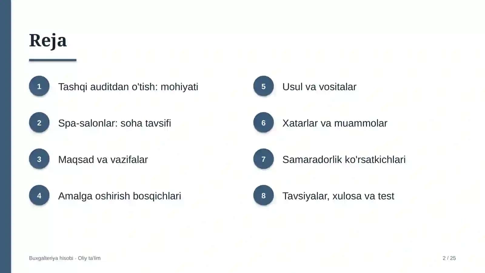 spa salonlarda tashqi auditdan o'tish 4530 2