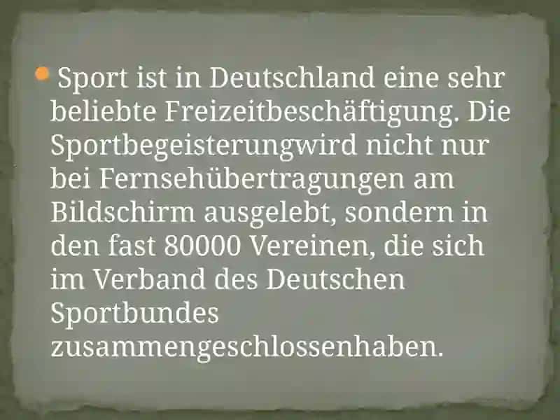 Sport in Deutschland 2