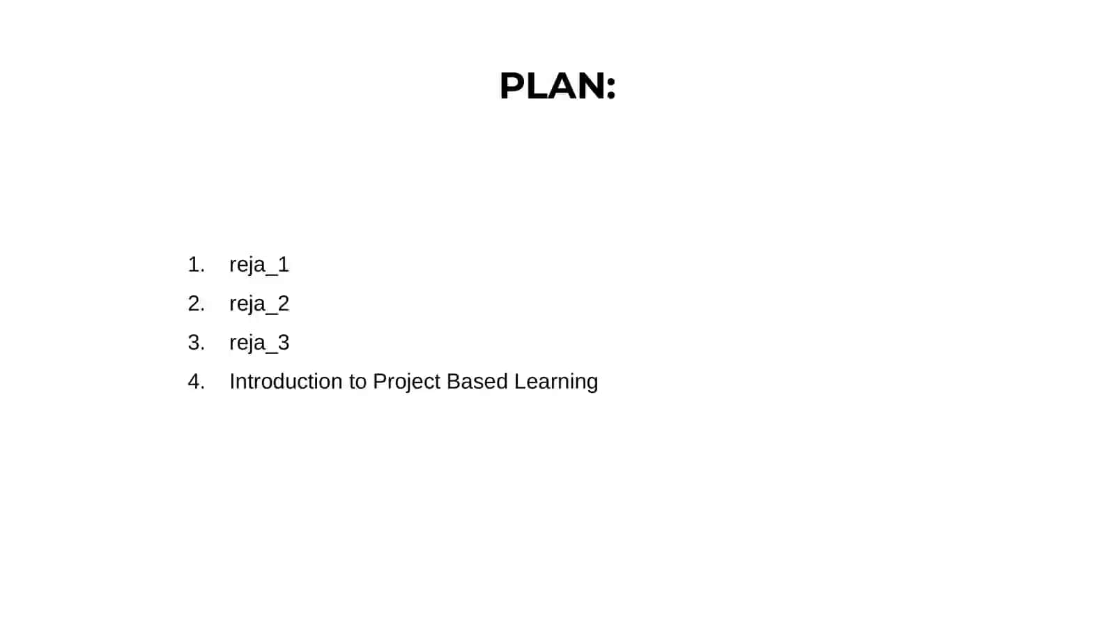 Project Based Learning 2