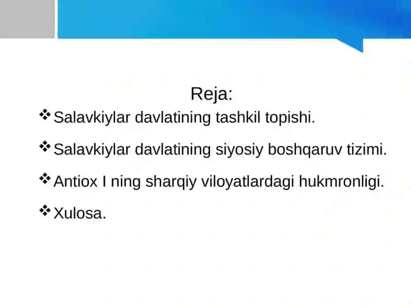 Salavkiylar davlatining tashkil topishi 2